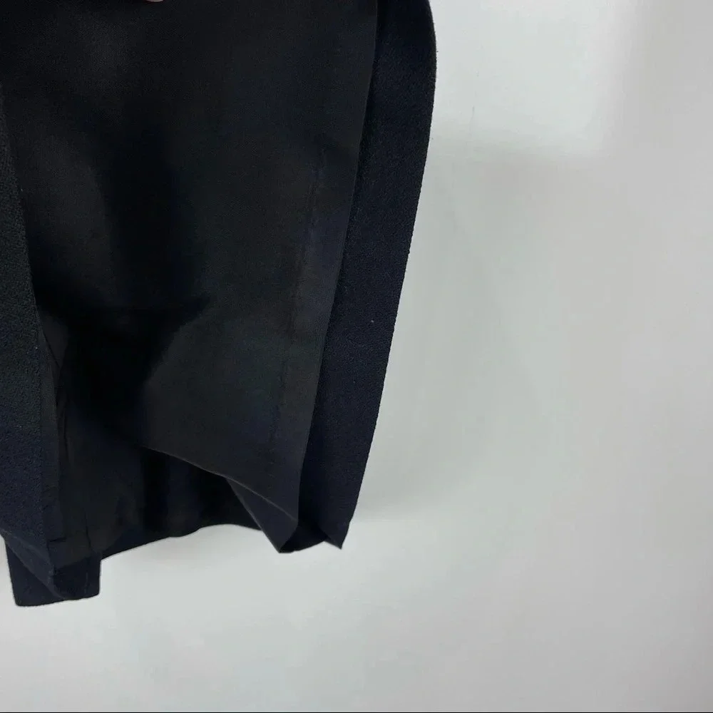 Vintage Pendleton Black Wool Pencil Skirt Sz 8